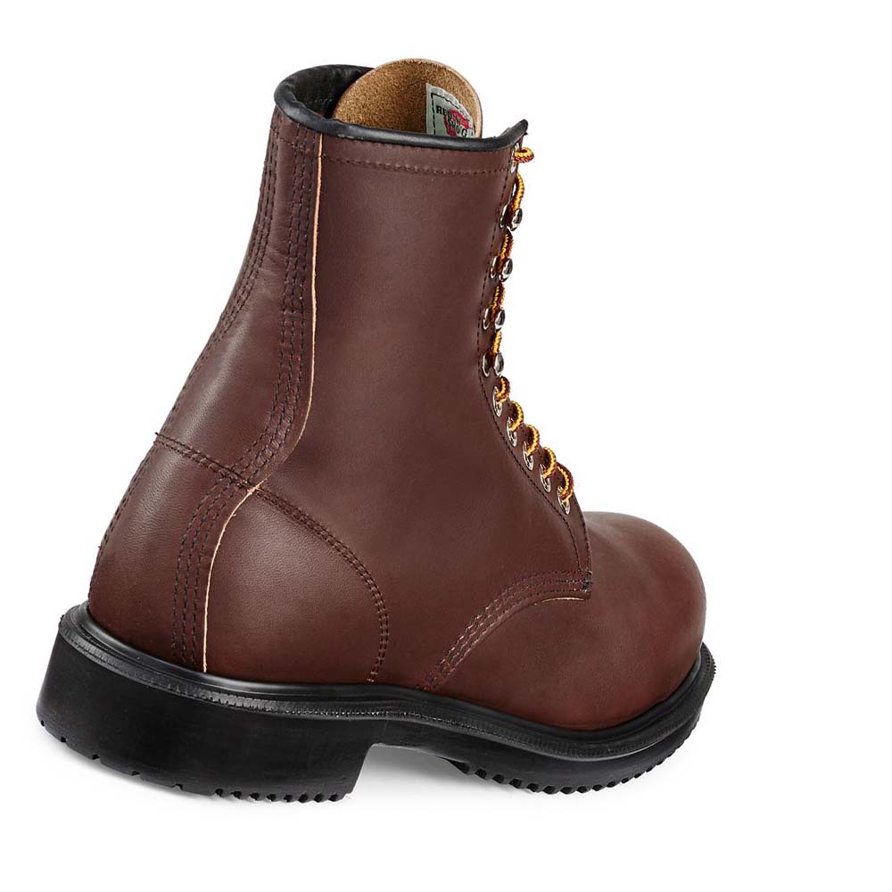 Red Wing SuperSole® 8-inch Men's Safety Boots Coffee | ZA 300NWY